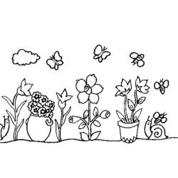 Раскраска: сад (природа) #166332 - Бесплатные раскраски для печати