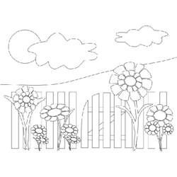 Раскраска: сад (природа) #166347 - Бесплатные раскраски для печати