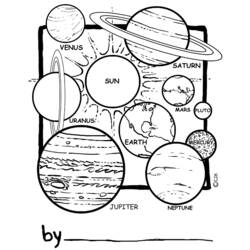 Раскраска: планета (природа) #157608 - Бесплатные раскраски для печати