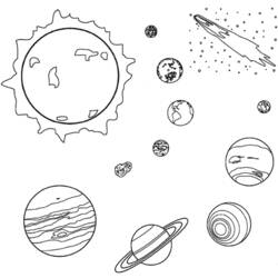 Раскраска: планета (природа) #157615 - Бесплатные раскраски для печати
