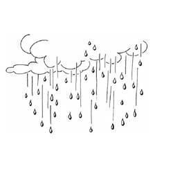Раскраска: дождь (природа) #158286 - Бесплатные раскраски для печати