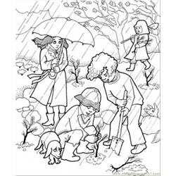Раскраска: дождь (природа) #158310 - Бесплатные раскраски для печати