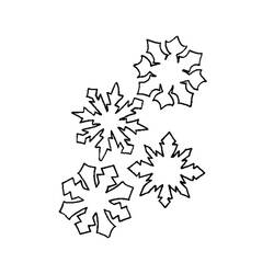 Раскраска: снег (природа) #158500 - Бесплатные раскраски для печати