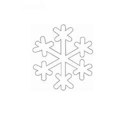 Раскраска: снежинка (природа) #160471 - Бесплатные раскраски для печати