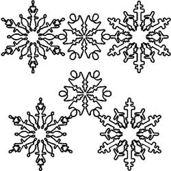 Раскраска: снежинка (природа) #160475 - Бесплатные раскраски для печати