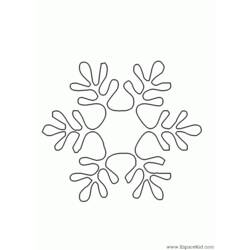 Раскраска: снежинка (природа) #160480 - Бесплатные раскраски для печати