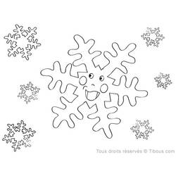 Раскраска: снежинка (природа) #160485 - Бесплатные раскраски для печати