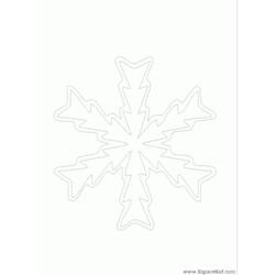 Раскраска: снежинка (природа) #160498 - Бесплатные раскраски для печати