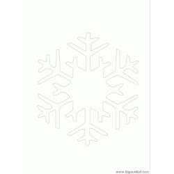 Раскраска: снежинка (природа) #160502 - Бесплатные раскраски для печати