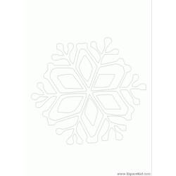 Раскраска: снежинка (природа) #160518 - Бесплатные раскраски для печати