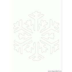 Раскраска: снежинка (природа) #160525 - Бесплатные раскраски для печати