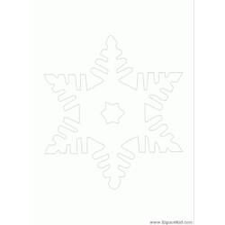 Раскраска: снежинка (природа) #160528 - Бесплатные раскраски для печати