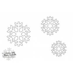 Раскраска: снежинка (природа) #160534 - Бесплатные раскраски для печати