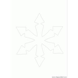 Раскраска: снежинка (природа) #160557 - Бесплатные раскраски для печати