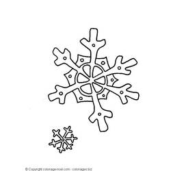 Раскраска: снежинка (природа) #160591 - Бесплатные раскраски для печати