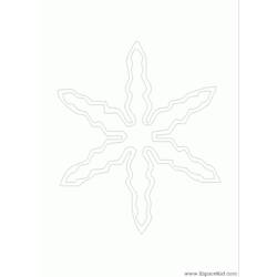 Раскраска: снежинка (природа) #160595 - Бесплатные раскраски для печати