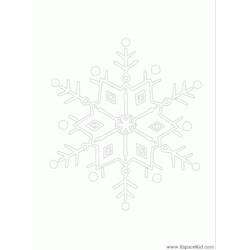 Раскраска: снежинка (природа) #160627 - Бесплатные раскраски для печати