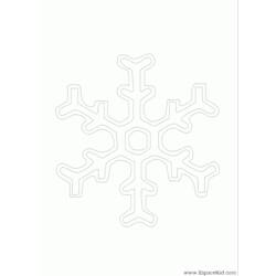 Раскраска: снежинка (природа) #160630 - Бесплатные раскраски для печати
