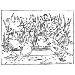 Раскраска: Весенний сезон (природа) #164827 - Бесплатные раскраски для печати