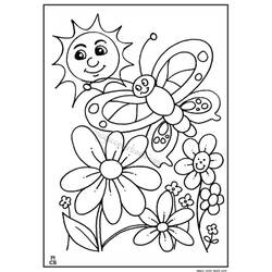 Раскраска: Весенний сезон (природа) #164984 - Бесплатные раскраски для печати
