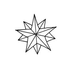 Раскраска: звезда (природа) #155874 - Бесплатные раскраски для печати