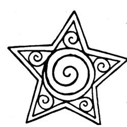 Раскраска: звезда (природа) #155877 - Бесплатные раскраски для печати