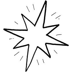 Раскраска: звезда (природа) #155899 - Бесплатные раскраски для печати