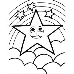 Раскраска: звезда (природа) #155916 - Бесплатные раскраски для печати