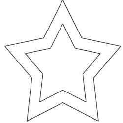 Раскраска: звезда (природа) #155947 - Бесплатные раскраски для печати