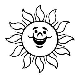 Раскраска: солнце (природа) #157944 - Бесплатные раскраски для печати