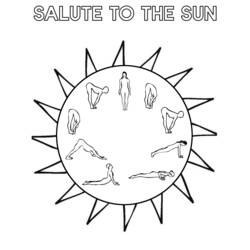 Раскраска: солнце (природа) #158050 - Бесплатные раскраски для печати