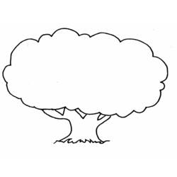 Раскраски: дерево - Бесплатные раскраски для печати
