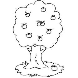 Раскраска: дерево (природа) #154674 - Бесплатные раскраски для печати