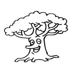 Раскраска: дерево (природа) #154692 - Бесплатные раскраски для печати