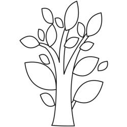 Раскраска: дерево (природа) #154694 - Бесплатные раскраски для печати