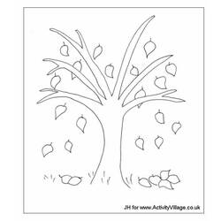 Раскраска: дерево (природа) #154723 - Бесплатные раскраски для печати
