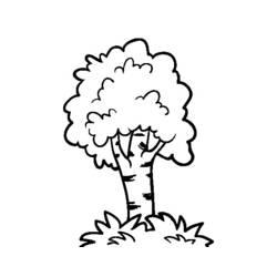 Раскраска: дерево (природа) #154819 - Бесплатные раскраски для печати