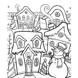 Раскраска: Зимний сезон (природа) #164434 - Бесплатные раскраски для печати