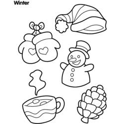 Раскраска: Зимний сезон (природа) #164466 - Бесплатные раскраски для печати