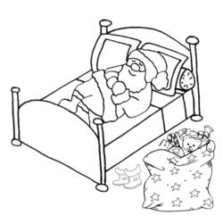 Раскраска: кровать (объекты) #167930 - Бесплатные раскраски для печати