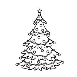 Раскраска: Новогодняя елка (объекты) #167439 - Бесплатные раскраски для печати