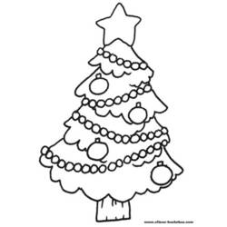 Раскраска: Новогодняя елка (объекты) #167453 - Бесплатные раскраски для печати