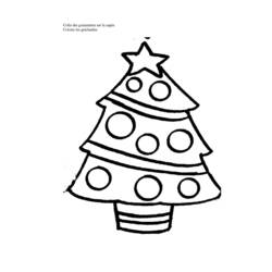 Раскраска: Новогодняя елка (объекты) #167499 - Бесплатные раскраски для печати