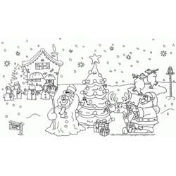 Раскраска: Новогодняя елка (объекты) #167525 - Бесплатные раскраски для печати