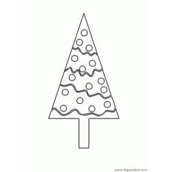Раскраска: Новогодняя елка (объекты) #167550 - Бесплатные раскраски для печати