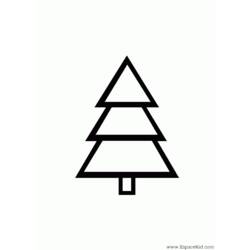 Раскраска: Новогодняя елка (объекты) #167559 - Бесплатные раскраски для печати