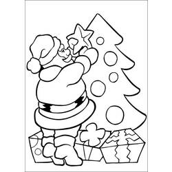 Раскраска: Новогодняя елка (объекты) #167724 - Бесплатные раскраски для печати