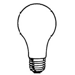 Раскраска: Лампочка (объекты) #119367 - Бесплатные раскраски для печати