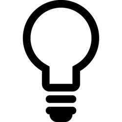 Раскраска: Лампочка (объекты) #119368 - Бесплатные раскраски для печати