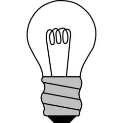 Раскраска: Лампочка (объекты) #119376 - Бесплатные раскраски для печати